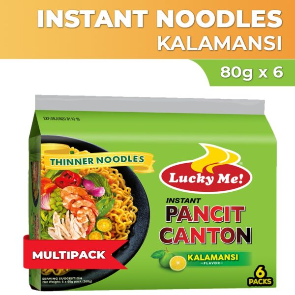 Lucky Me Pancit Canton Kalamansi 6x60g