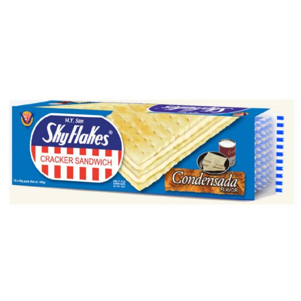 M.Y. San Skyflakes Cracker Sandwich Condensada 10 x 32g
