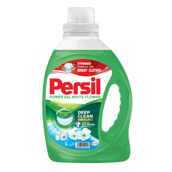 Persil Power Gel White Flower Liquid Laundry Detergent 1L