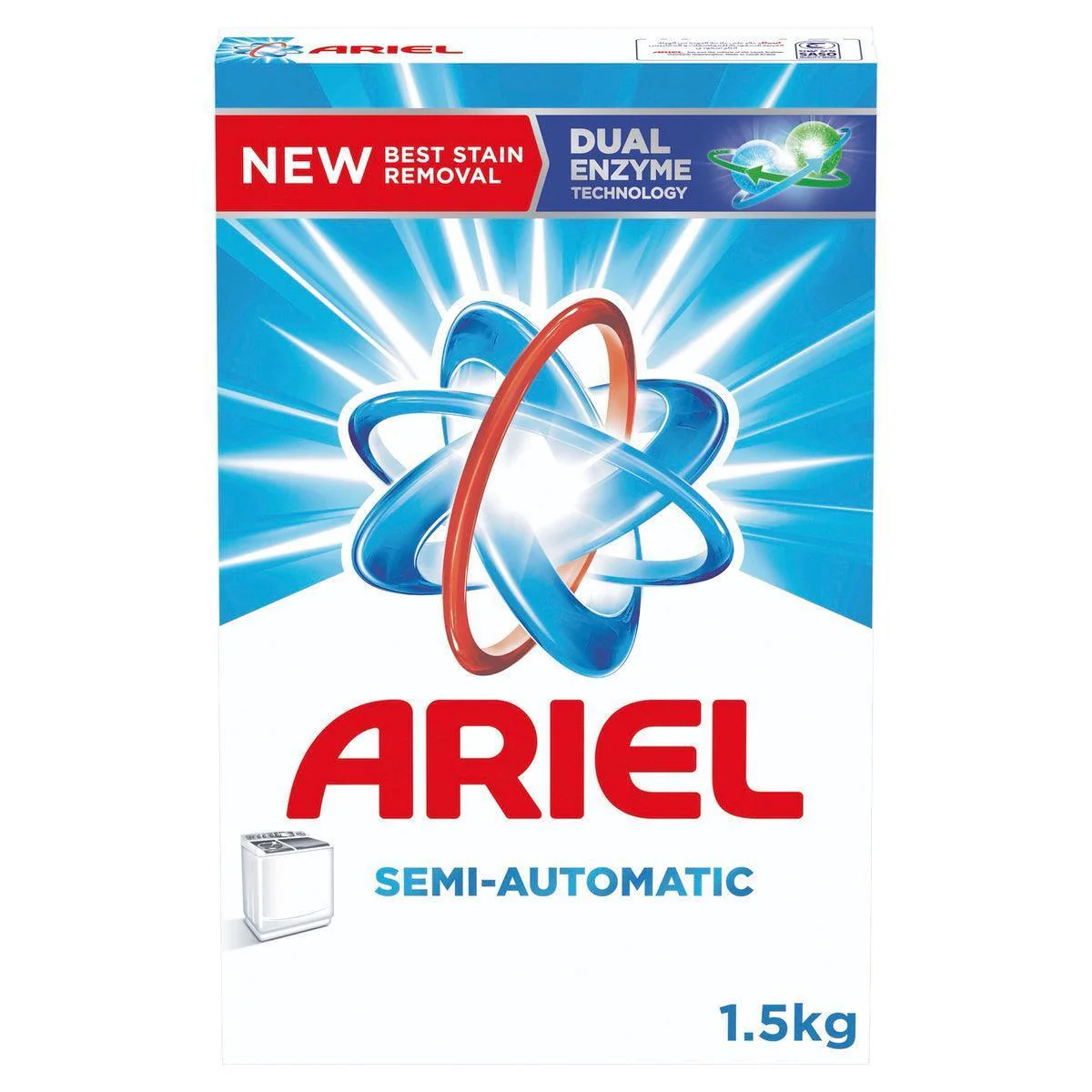 Ariel Semi-Automatic Washing Powder Blue Original Scent 1.5 KG