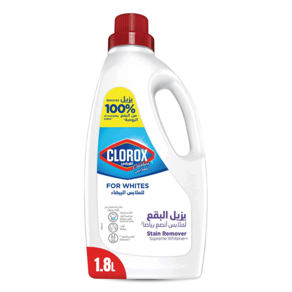 Clorox Liquid Stain Remover & Color Booster For White Clothes 1.8 L