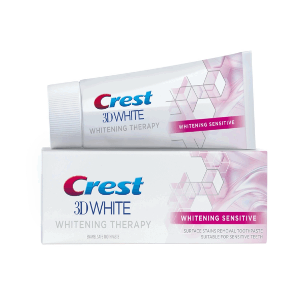 Crest 3D White Toothpaste Whitening Sensitive 75 ml