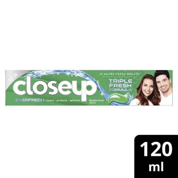 Closeup Triple Ever Fresh Formula Gel Menthol Fresh Toothpaste 120 ml