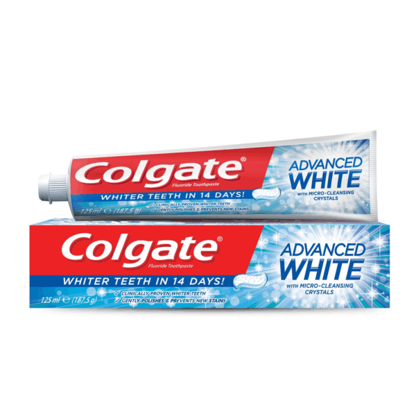 Colgate Advanced White With Micro-Cleansing Crystal Toothpaste 125 ml