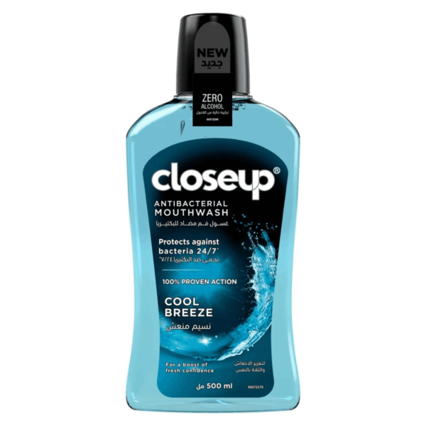 Closeup Cool Breeze Anti-Bacterial Mouth Wash 500 ml