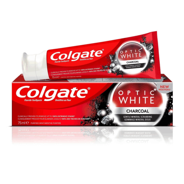 Colgate Toothpaste Optic White Charcoal 75 ml