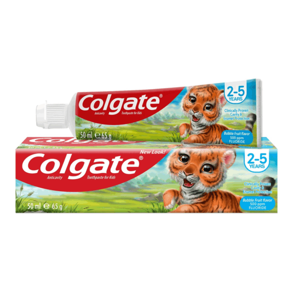 Colgate Toothpaste Anticavity For Kids 2-5 Years Bubble Fruit 65 g