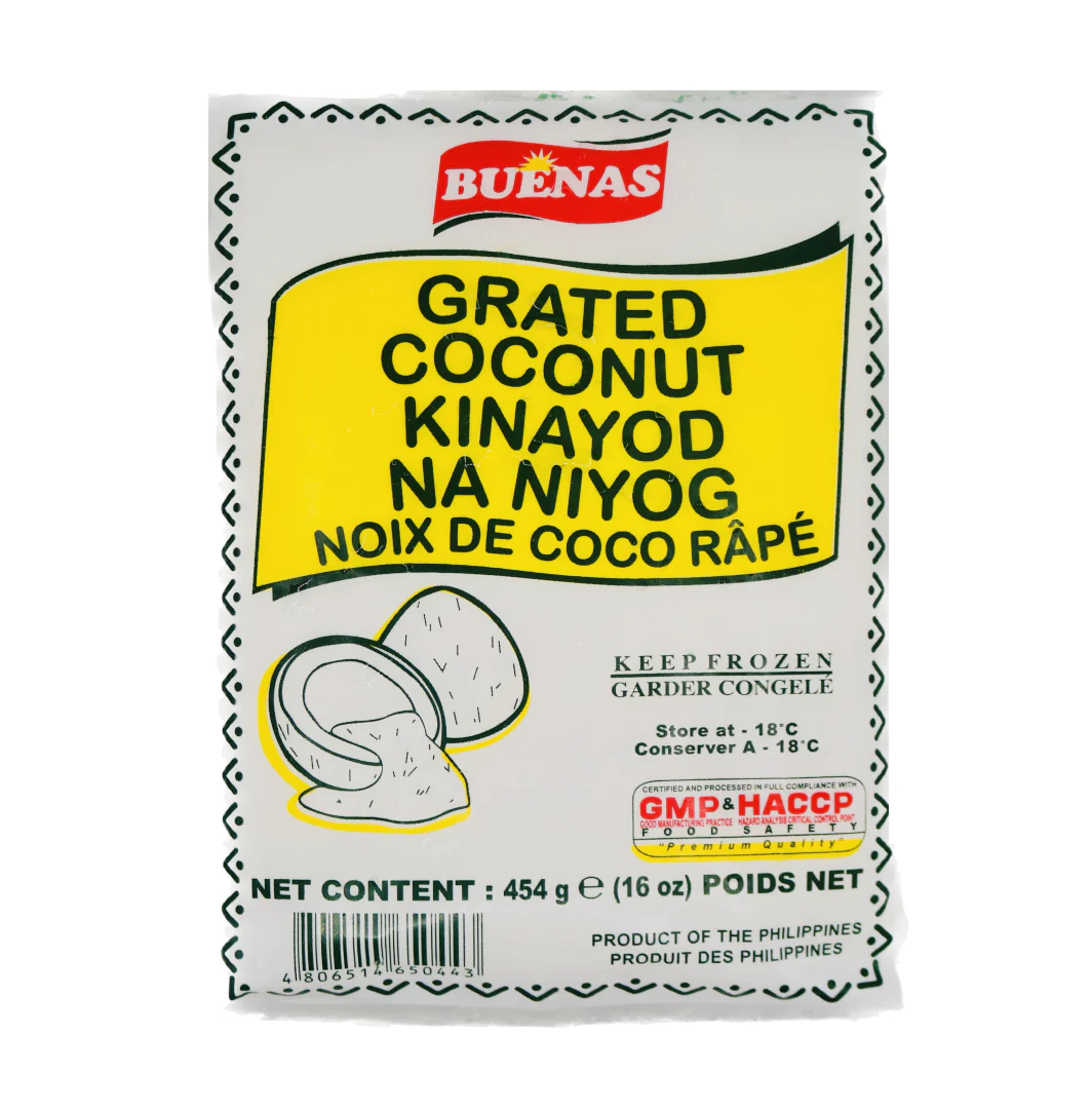 Grated Coconut Buenas 454g - Frozen