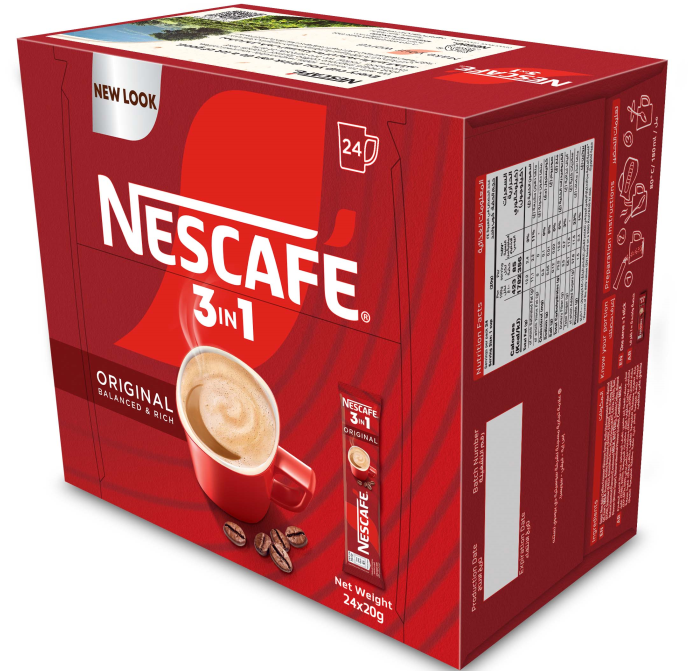 Nescafe Original 3 in 1 Instant Coffee Mix 24x20g