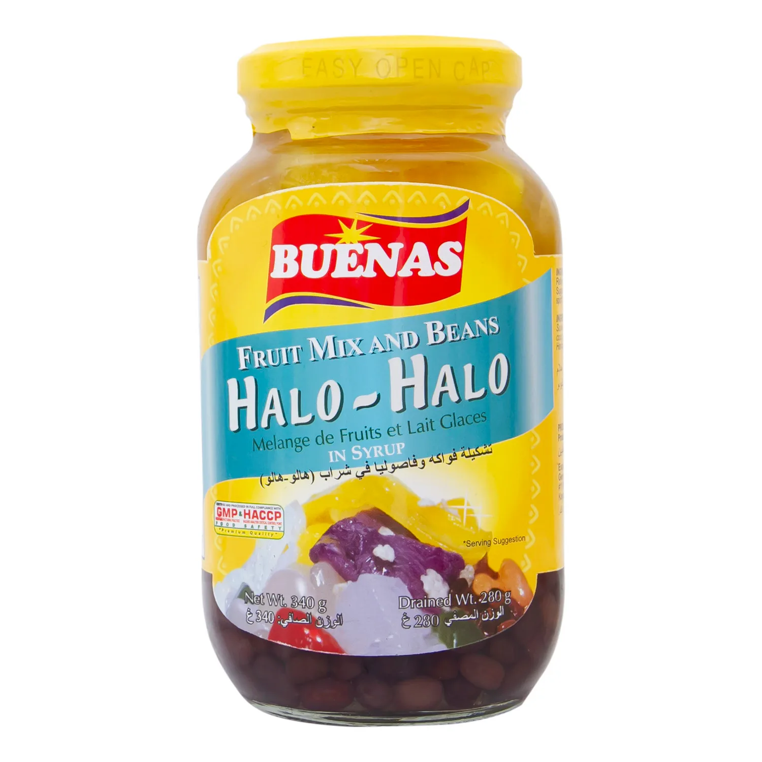 Buenas Halo-Halo Fruit Mix and Beans in Syrup 340gm