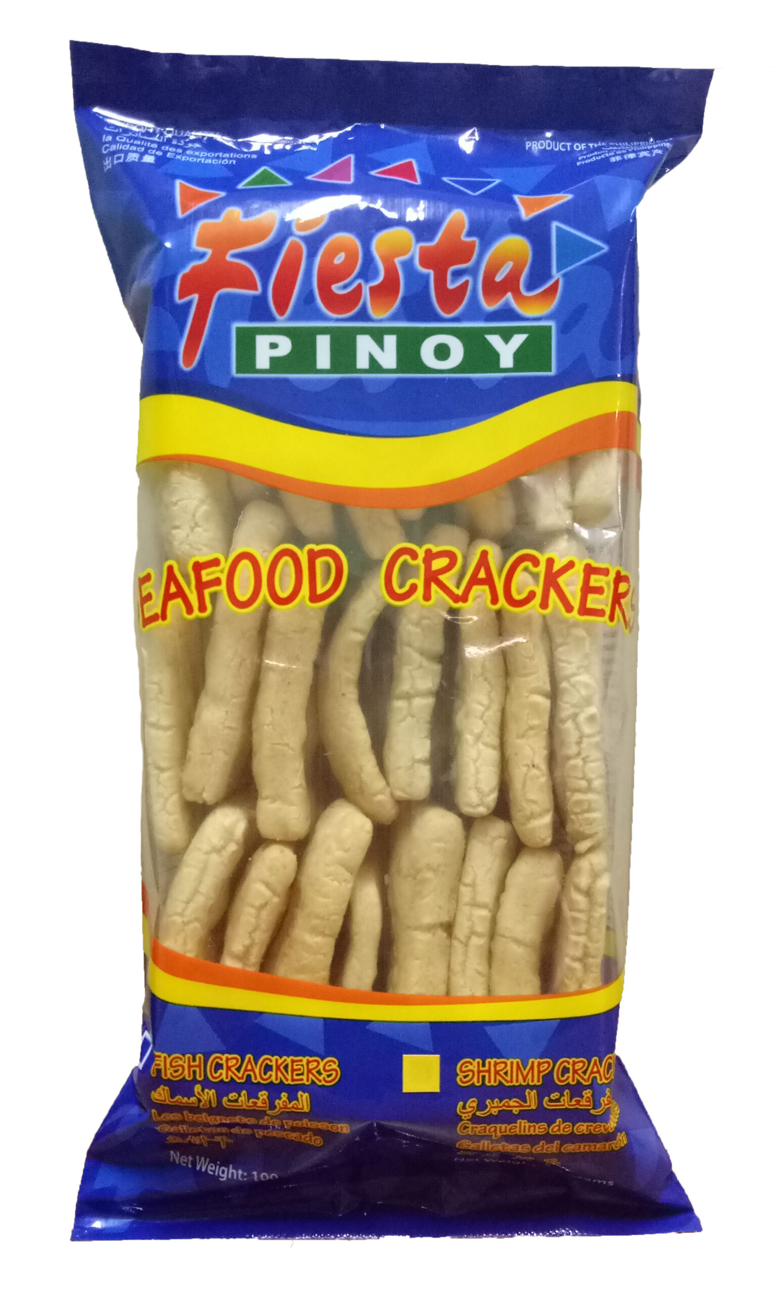 Fiesta pinoy seafood crackers 100 gm