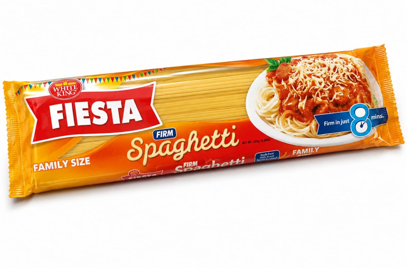 White King Fiesta Spaghetti Family Size 400g