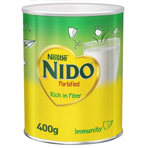 Nido Nestle Fortified Milk Powder Rich in Fiber Tin - 400g
