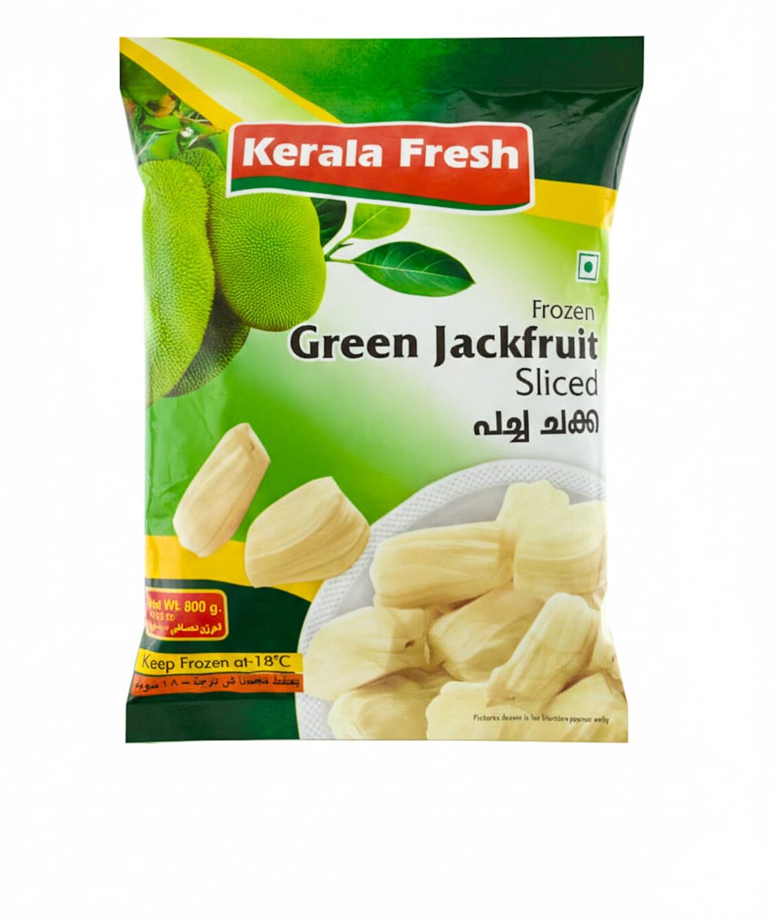 KERALA FRESH FROZEN SLICED GREEN JACKFRUIT 800GM