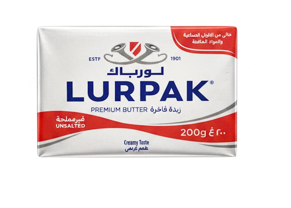 LURPAK BUTTER UNSALTED 200GM