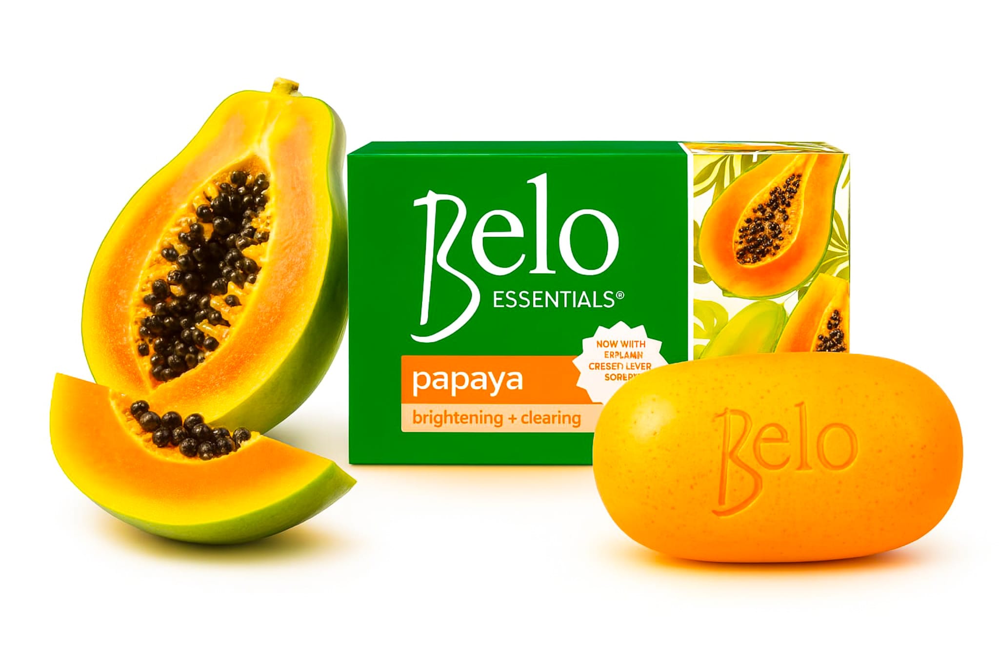 BELO ESSENTIAL PAPAYA BRIGHTENING + CLEARING 135GM