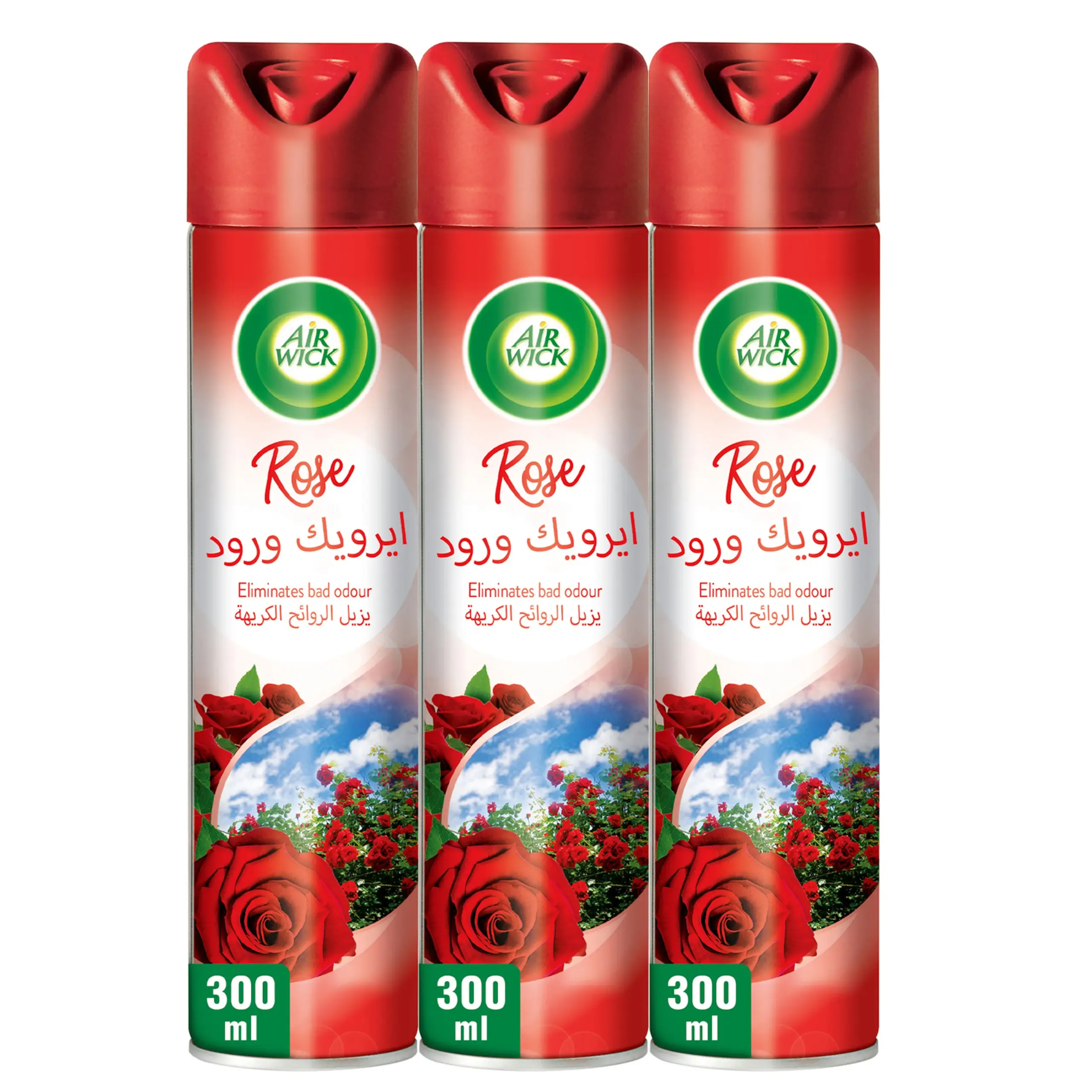 Air Wick Air Freshener Rose Scent 3Pcs x 300ml