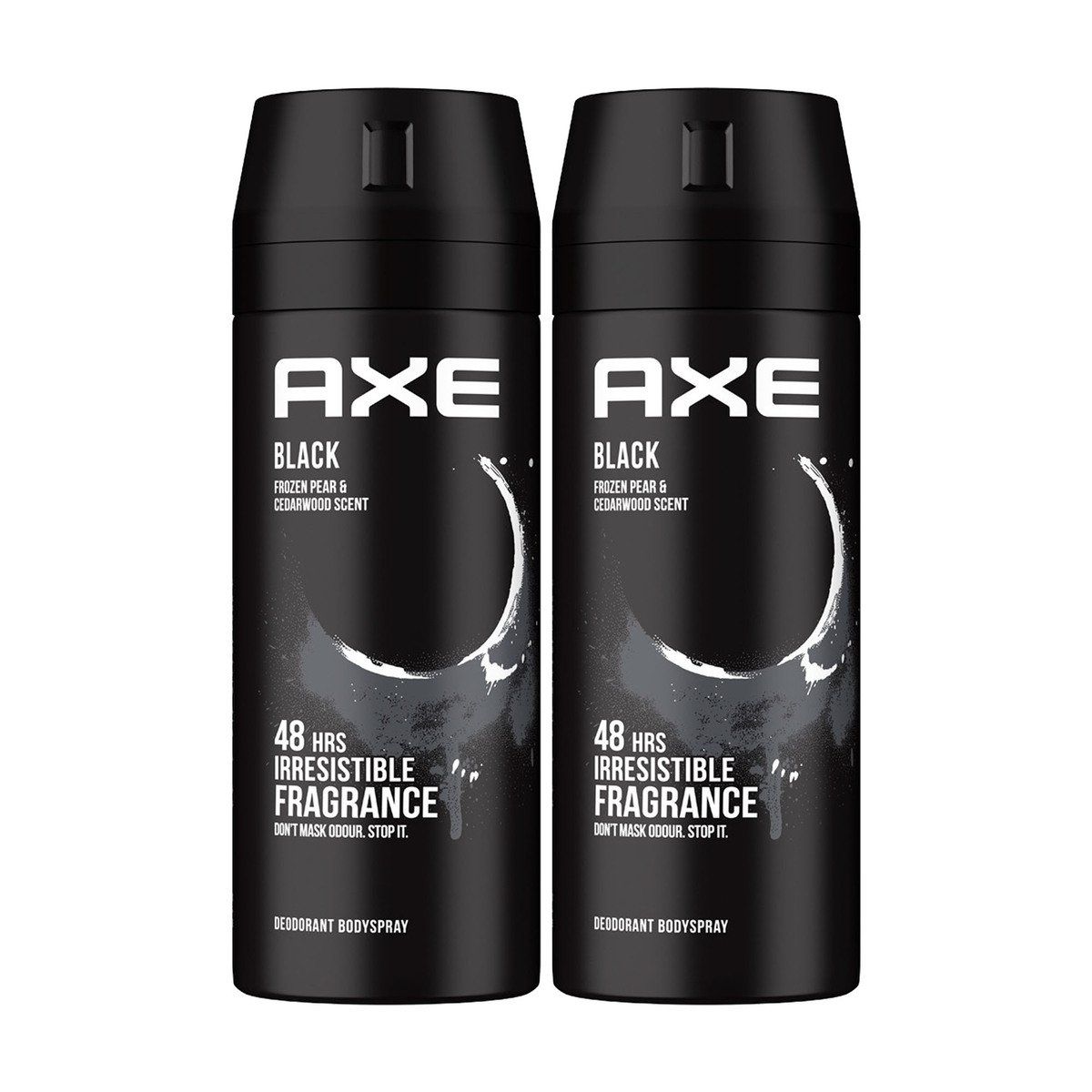 Axe Deodorant Body Spray Black 2x150ml