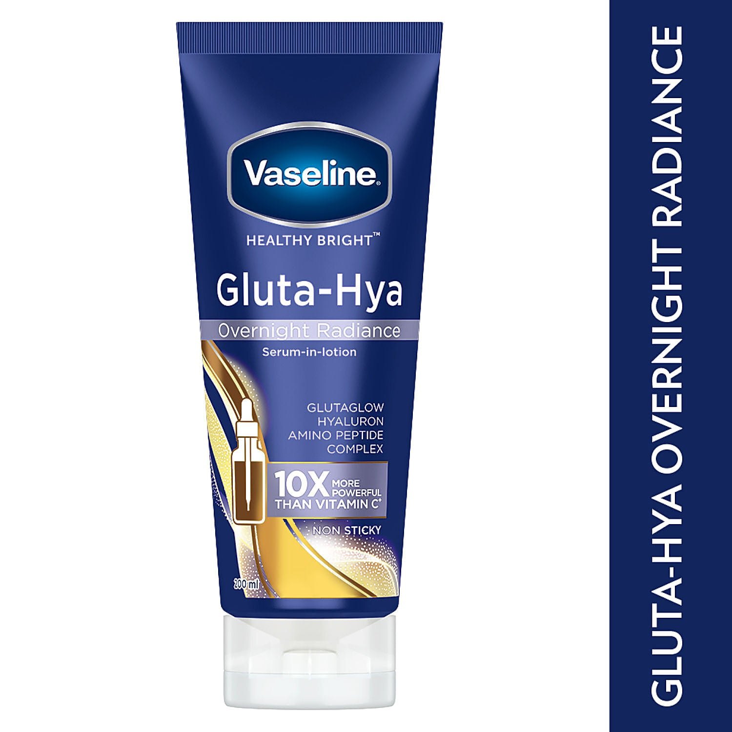 Vaseline Gluta-Hya Serum Burst Lotion Overnight Radiance Restore 200ml