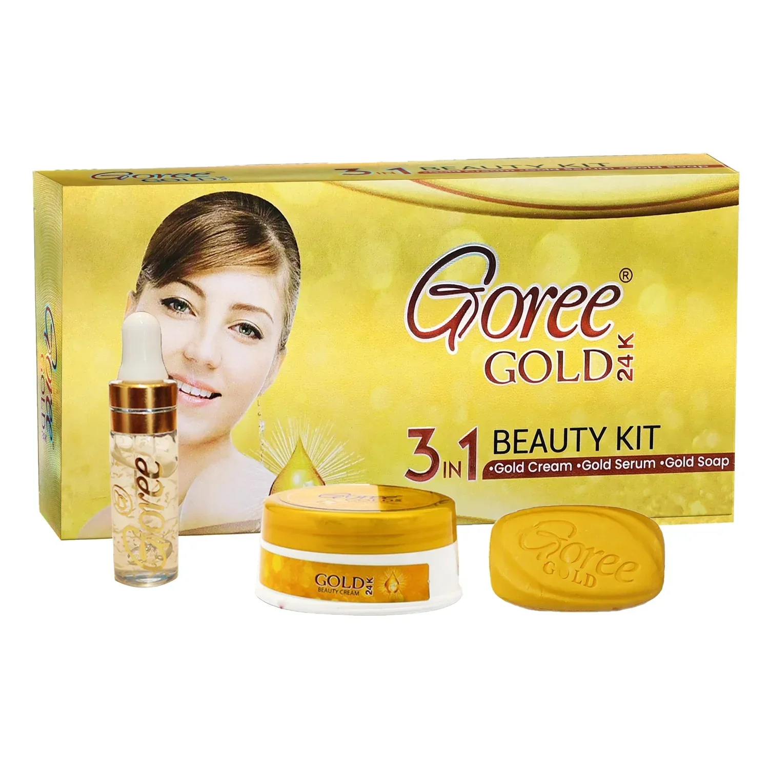 Goree Gold 3 in 1 Beauty Kit