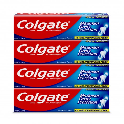Colgate Maximum Cavity Protection Toothpaste 4 x 100ml