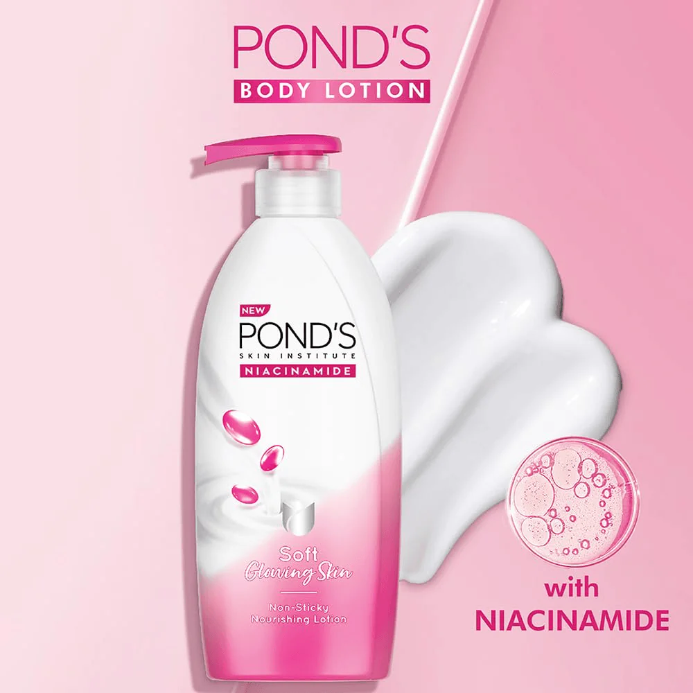 Pond's Niacinamide Soft Glowing Skin Nourishing Lotion 275 ml