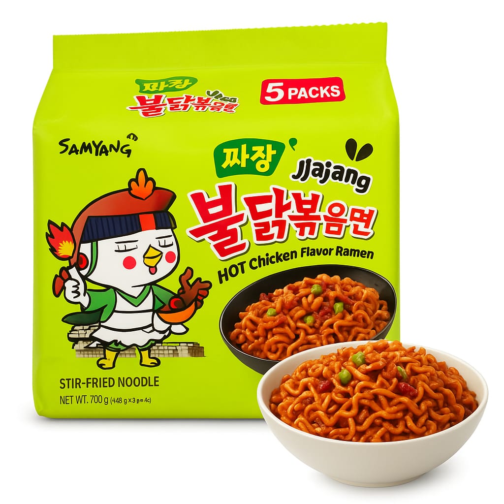 Samyang Buldak Hot Chicken Flavor Ramen Jjajang 140gx 5pcs