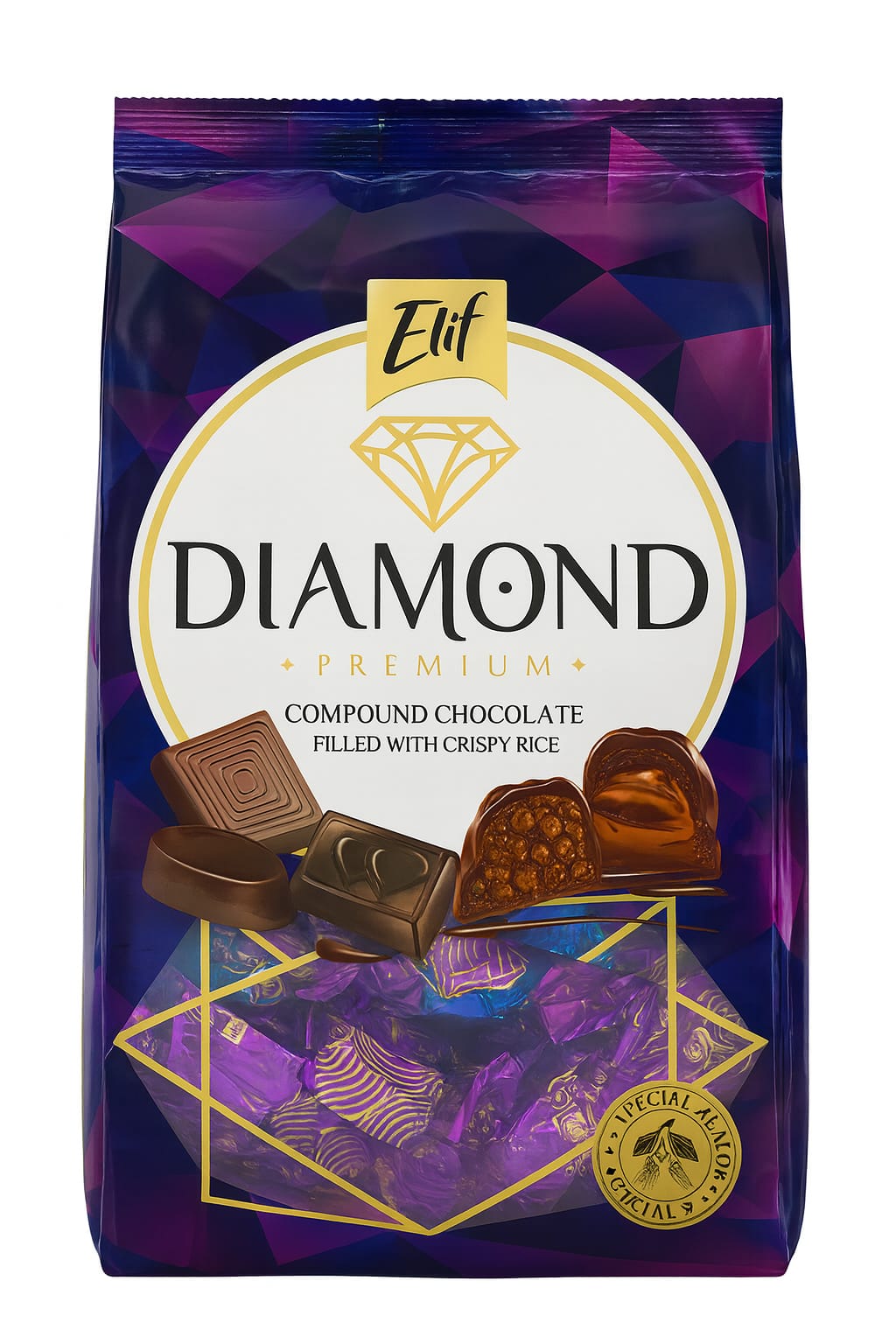 Doriva Assorted Normal Elif Chocolate 1Kg Diamond
