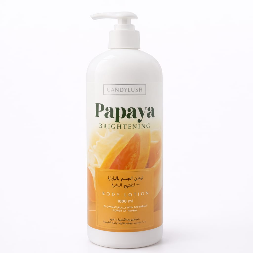 Candylush Papaya Brightening Revitalizing Body Lotion 1000 Ml