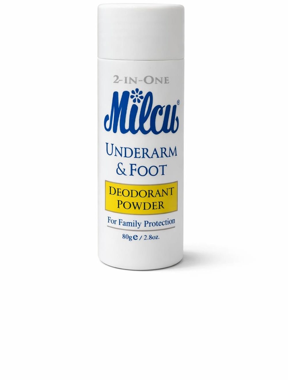Milcu Underarm & Foot Deodorant Powder 80g