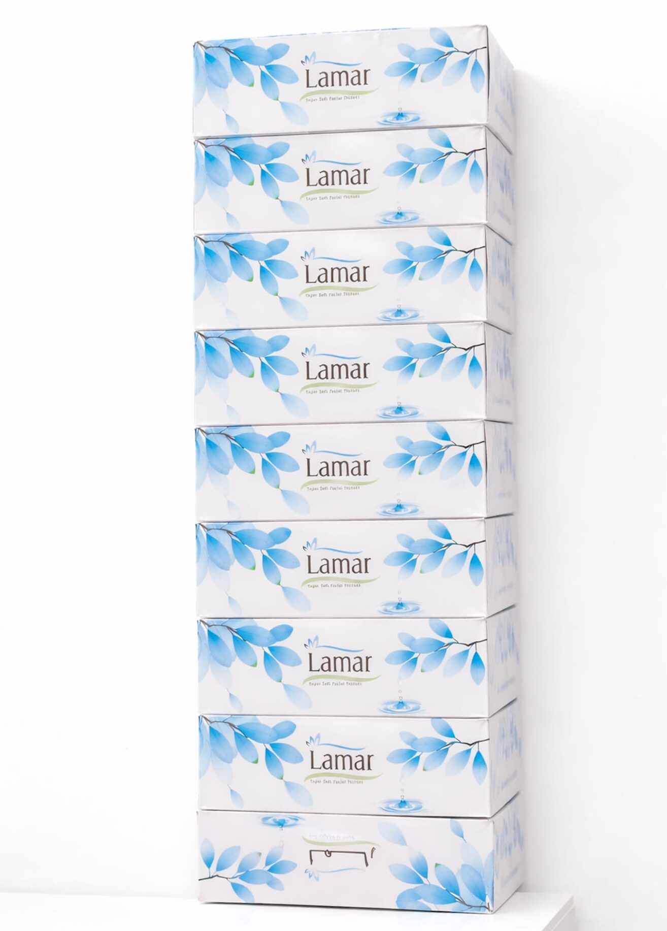 Lamar Super Soft Facial Tissue 100x2PLY - 200X190mm 10pcs