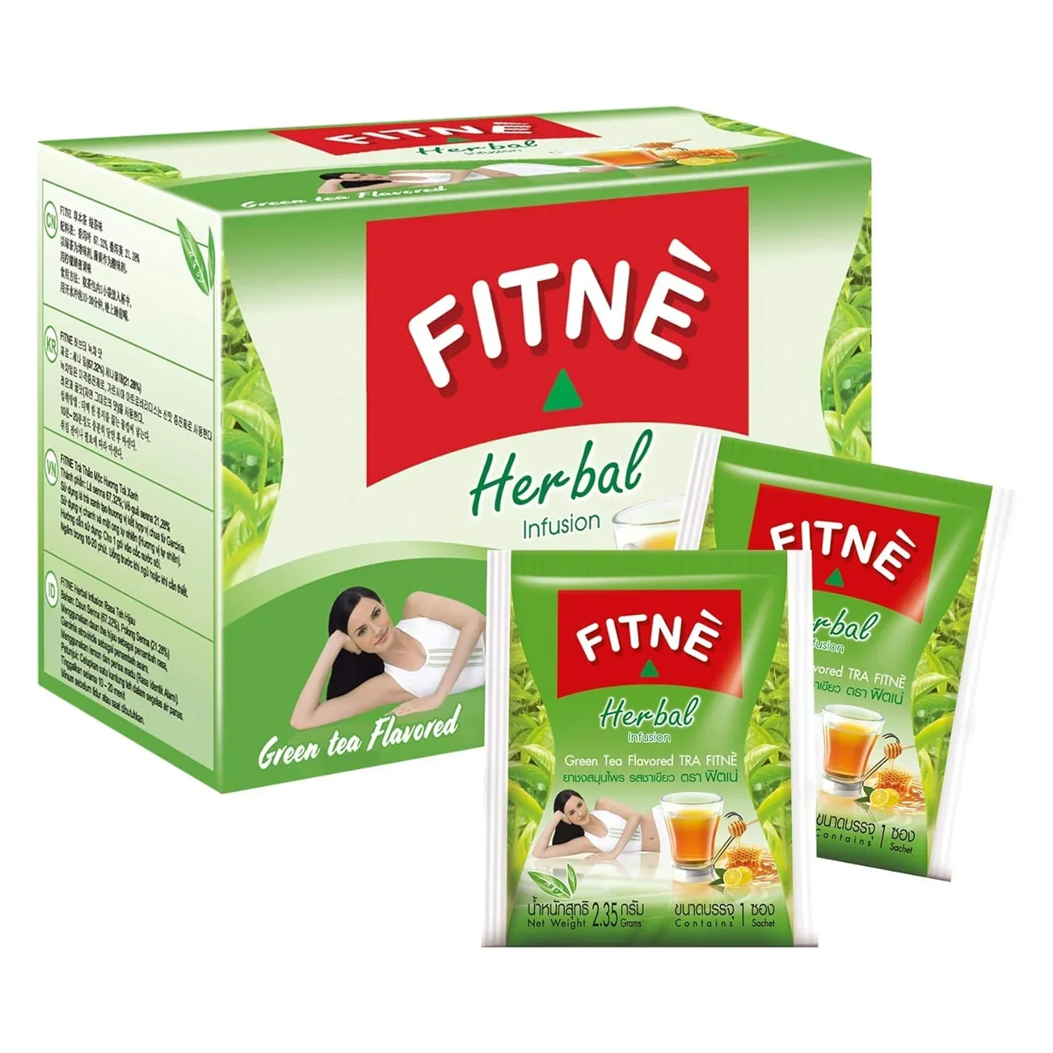 Fitne Herbal Infusion Green Tea Flavoured – 35.25g x 15 Sachets