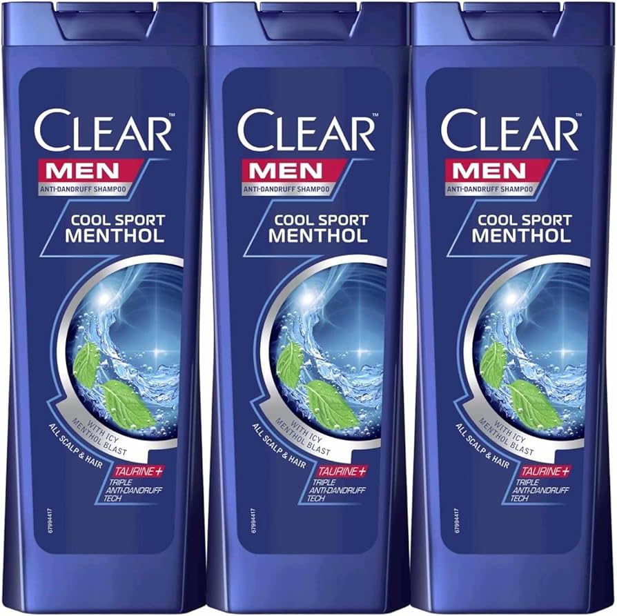 Clear Shampoo Men Asstd 3X400Ml