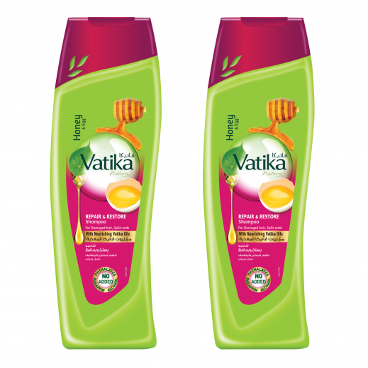 Vatika Naturals Repair & Restore Shampoo 2x400ml