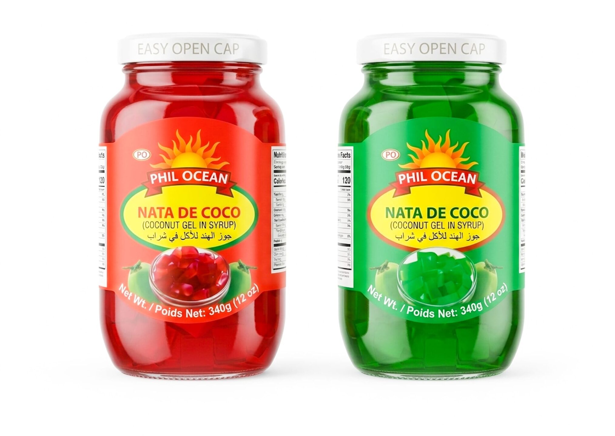 Phil Ocena Nata de Coco Asstd 2pcs x 340gm