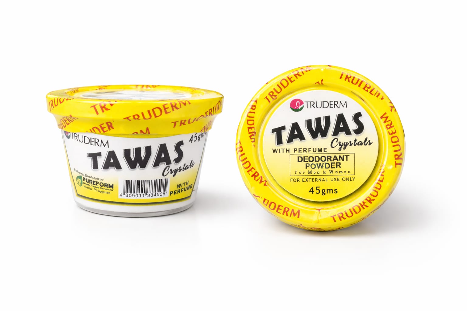 Tawas Deodorant Powder Yellow 45g