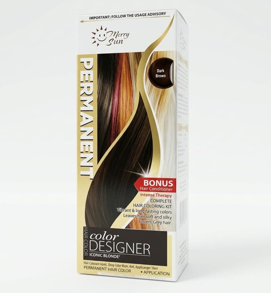 Merry Sun Permanent Hair Color Dark Brown
