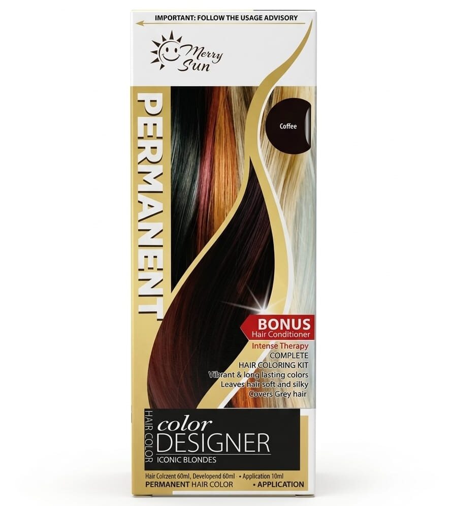 Merry Sun Permanent Hair Color Coffee