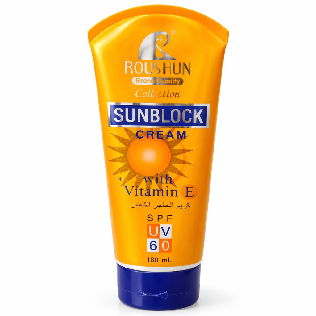 Roushun Sunblock Cream 60 SPF UV 180ml
