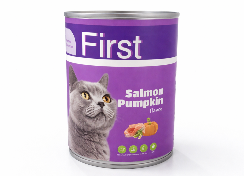 First Salmon Pumpkin Flavor Cat Food 400g