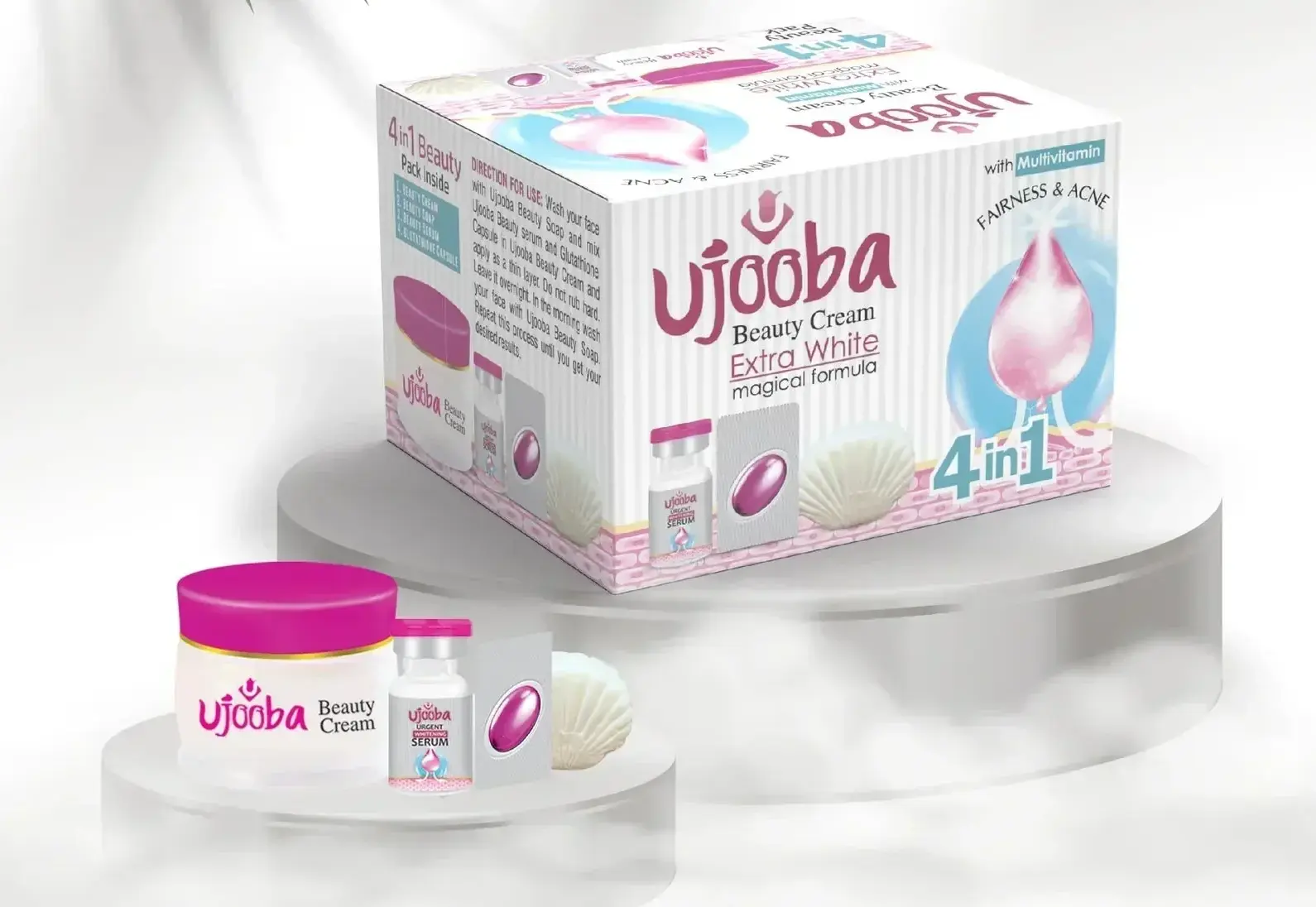 Ujooba Beauty Cream Extra White 4 in 1 Magical Formula