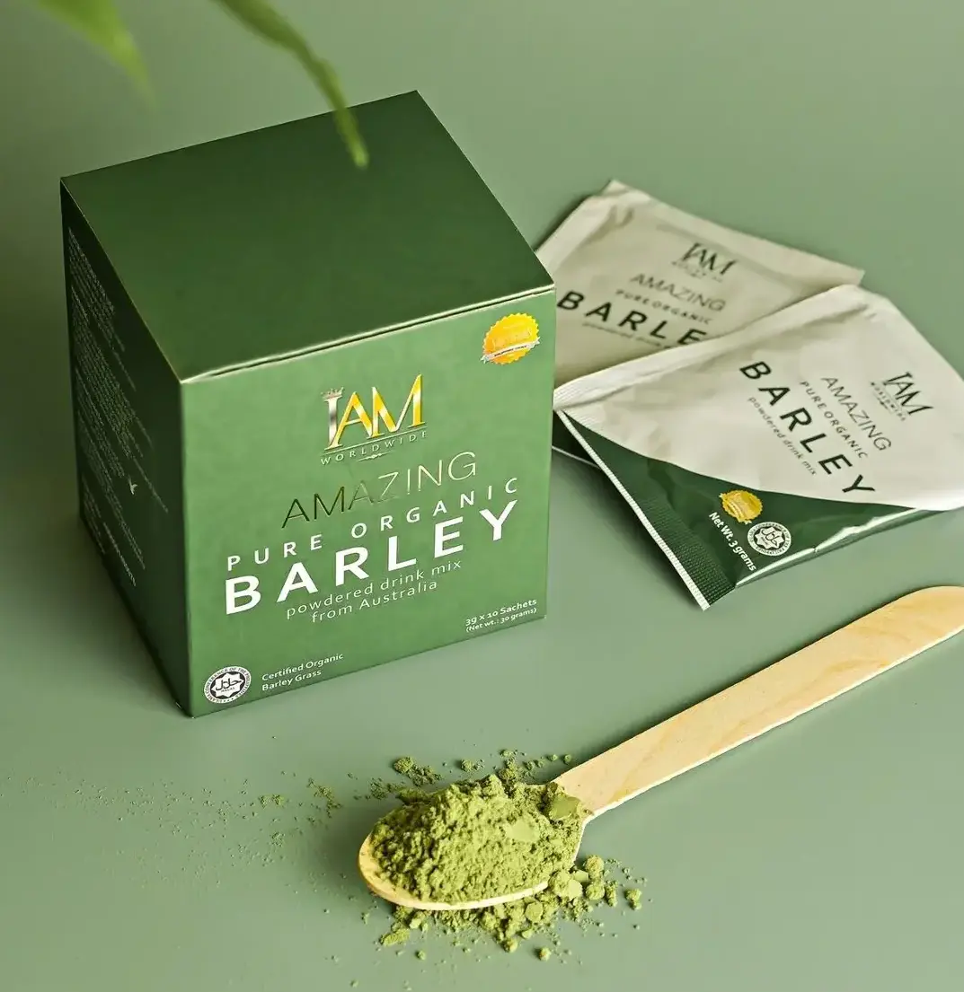 IAM Amazing Pure Organic Barley Powder 10x3g