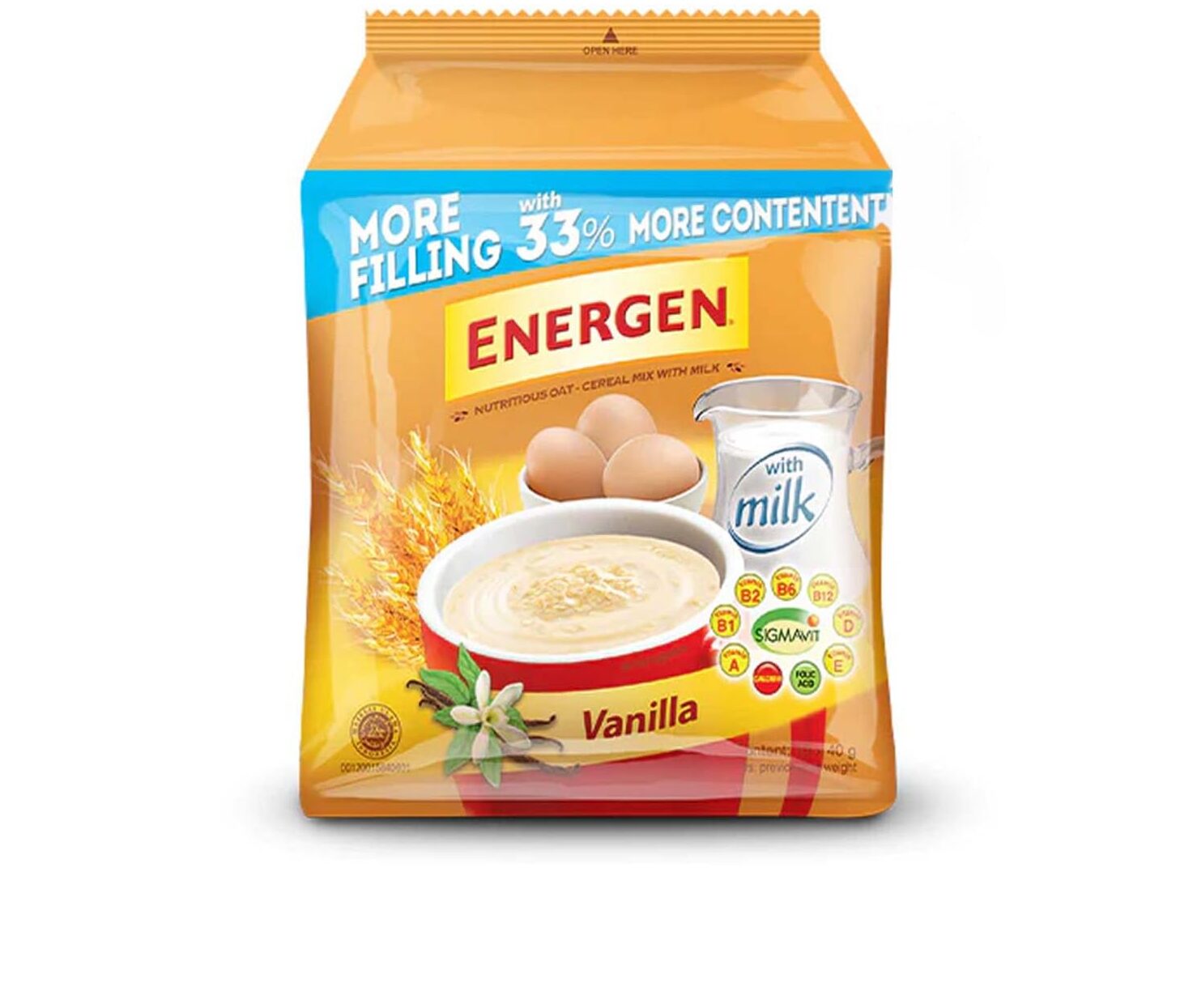 Energen Vanilla Cereal Drink 10x40g