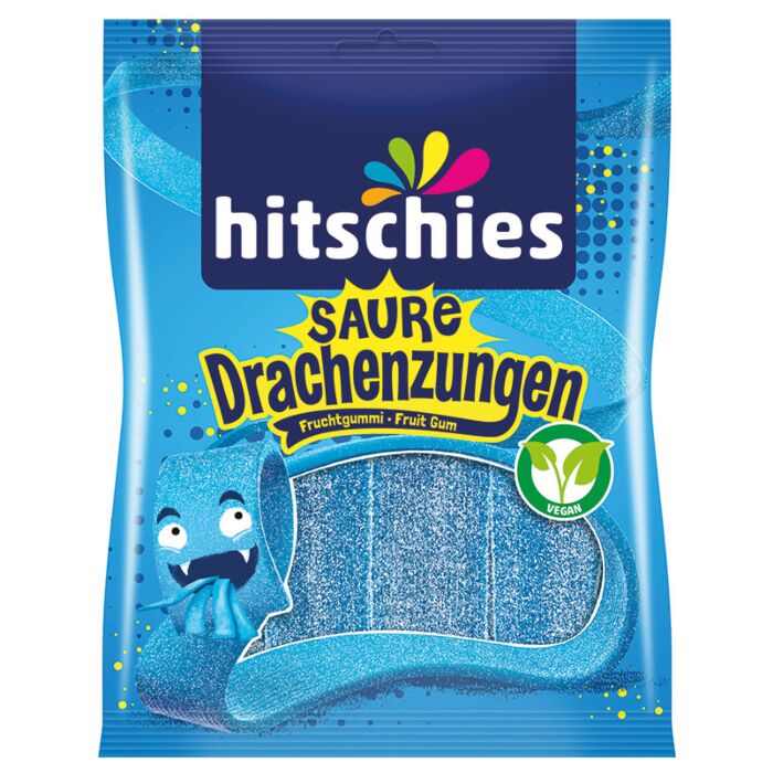 Hitschies Saure Drachenzungen Blau 125g