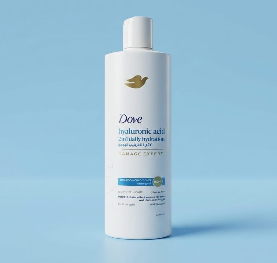 Dove Hyaluronic Acid 2-in-1 Daily Hydration Shampoo + Conditioner 400ml