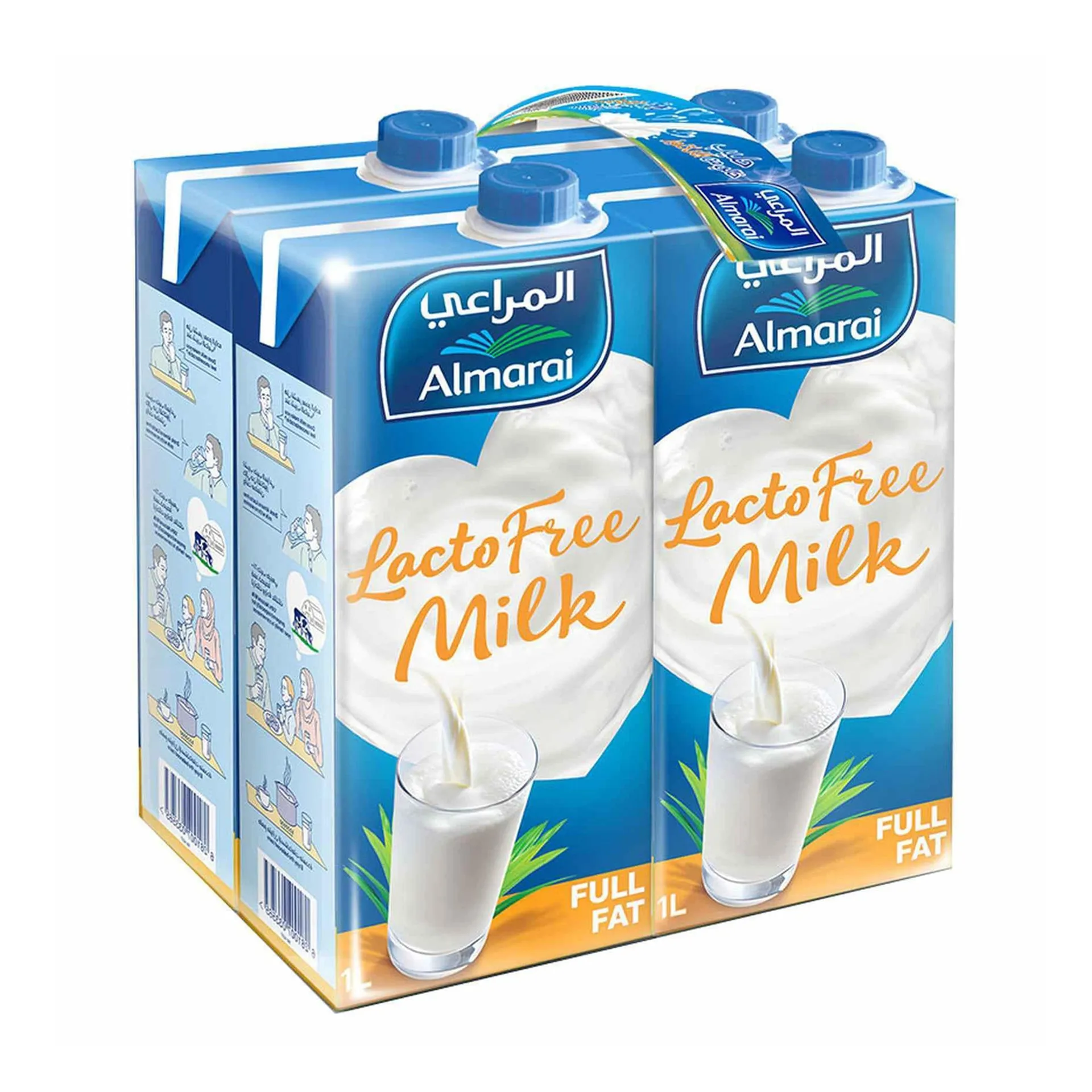 Almarai Lacto Free UHT Milk 4 x 1Ltr
