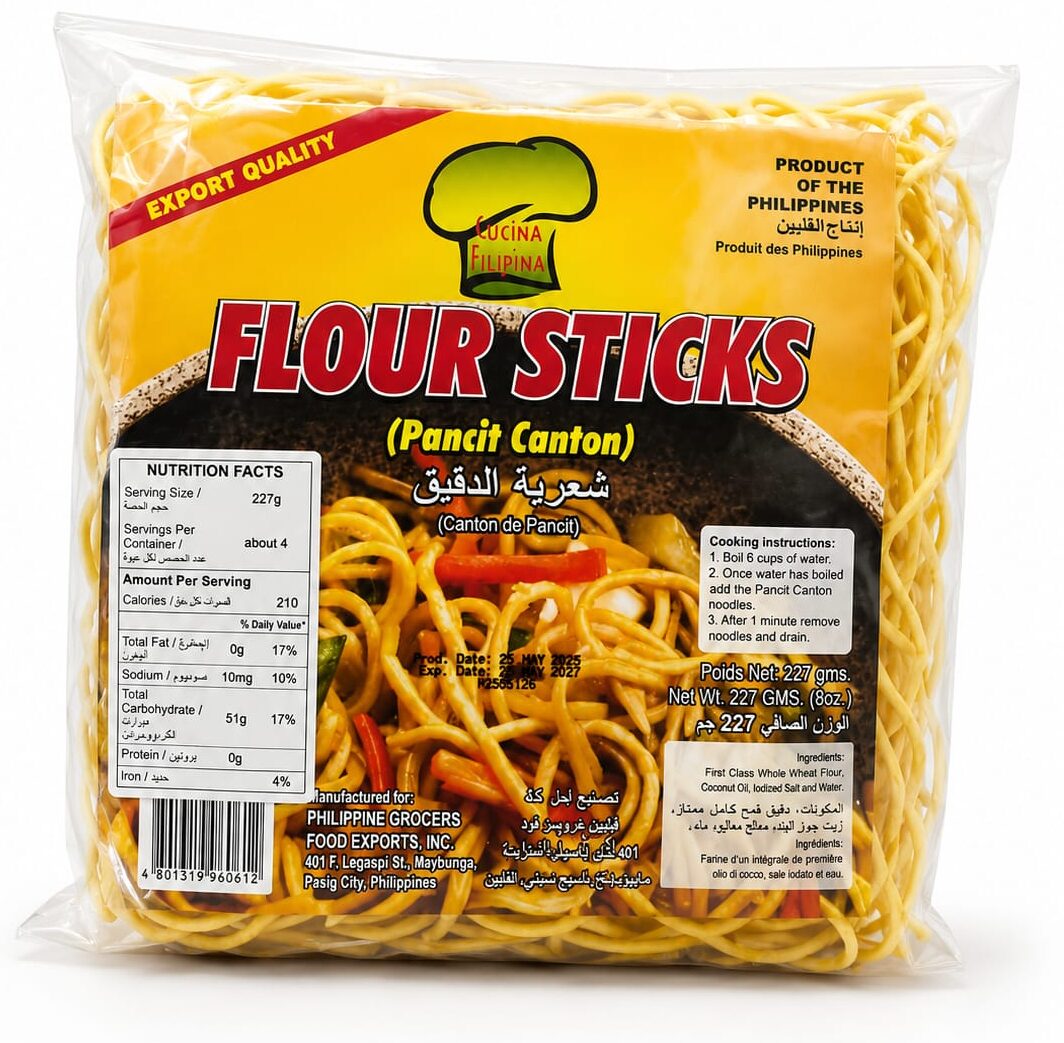 Lucina Filipina Flour Sticks Pancit Canton 227g