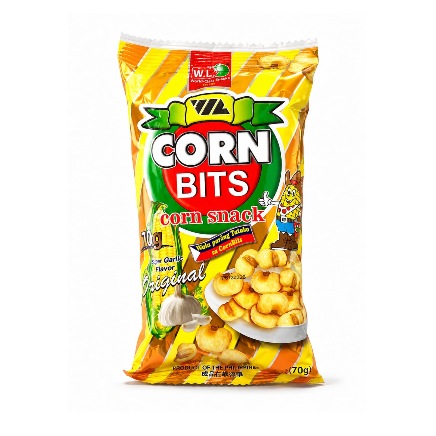 W.L. Corn Bits Corn Snack Original 70g